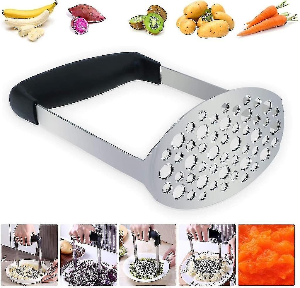Tłuczek do ziemniaków ze stali nierdzewnej, ryżownica do ziemniaków do kremowego puree ziemniaczanego, puree ziemniaczane