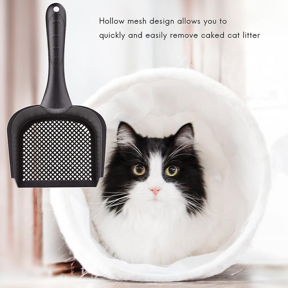 Sifter with Deep Shovel Thicken Non Stick Cat Litter Scoop with Handle and Small Hole