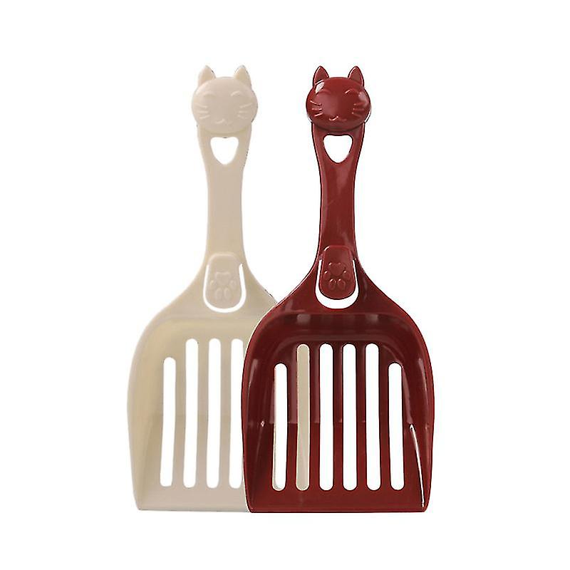 2pcs Plastic Litter Scoop