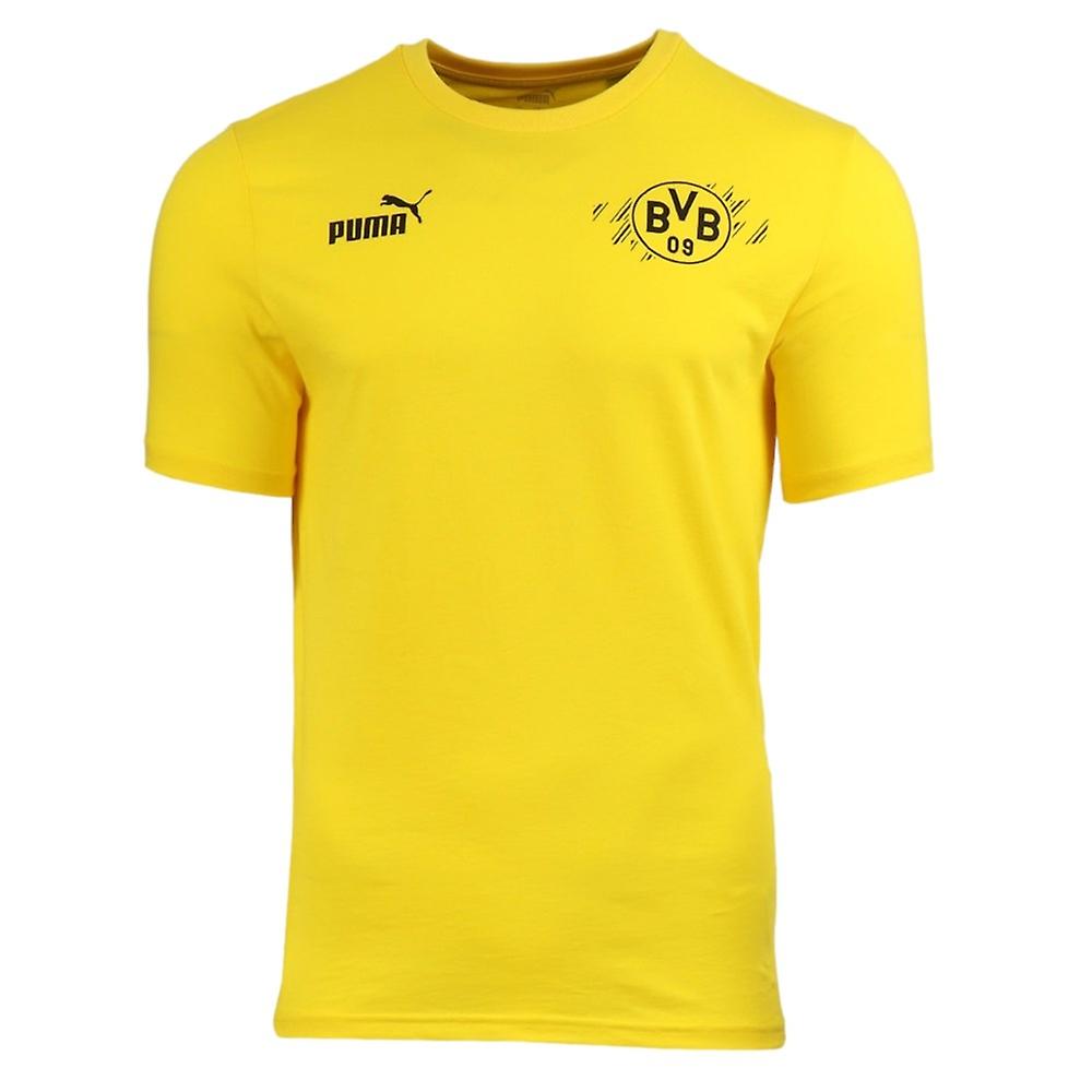 T-Shirt Puma Bvb Ftblculture Tee Faster Yel 77774101