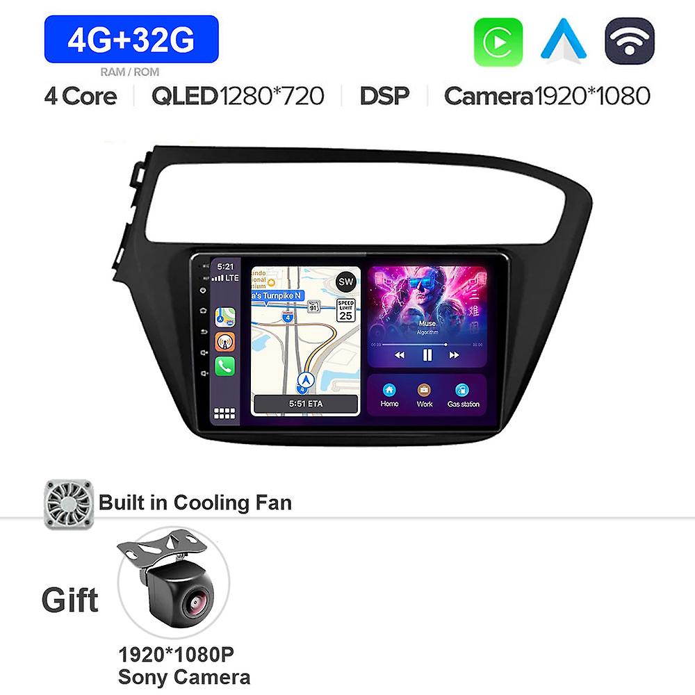 Android 13 Car Radio For Hyundai I20 2015 - 2018 Autoradio Multimedia Player Navigation Carplay Auto Head Unit Gps Dsp 4g Wifi