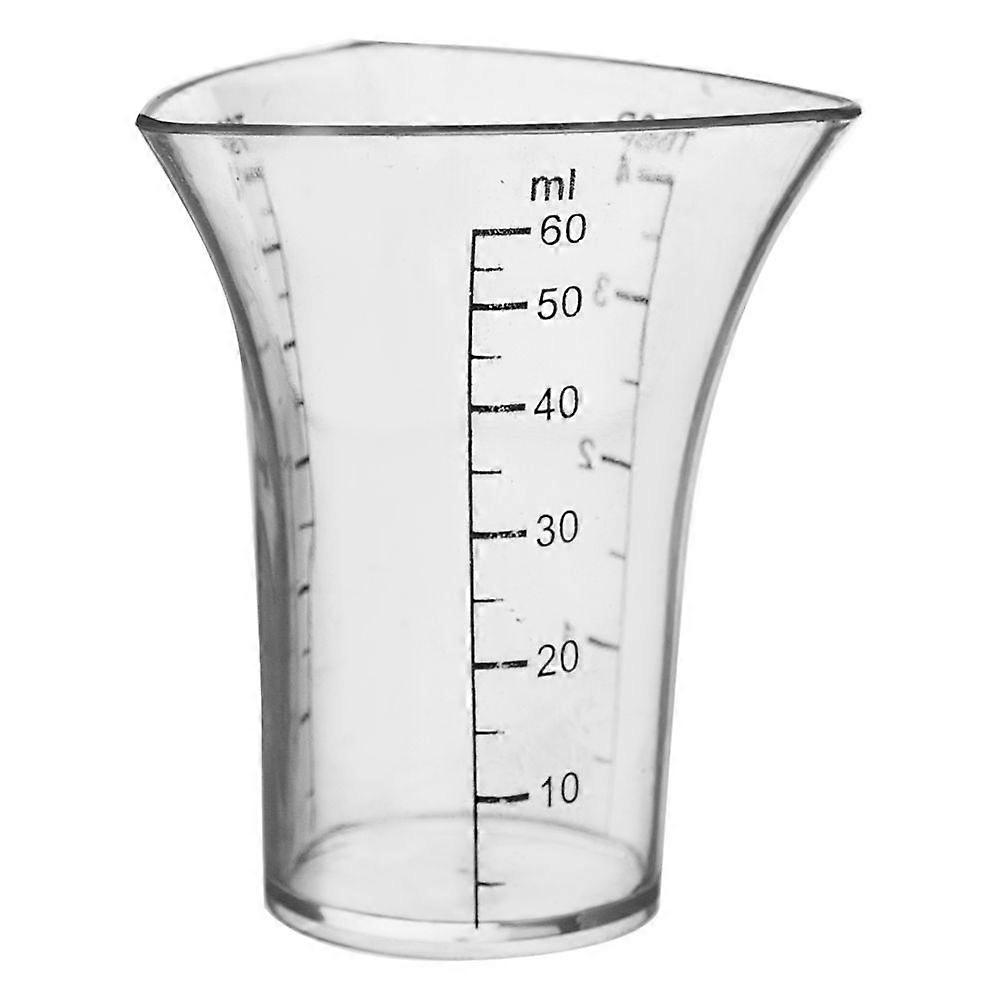 Measuring glass 60 ml: Perfect for bar and kitchen, 3 dimensions