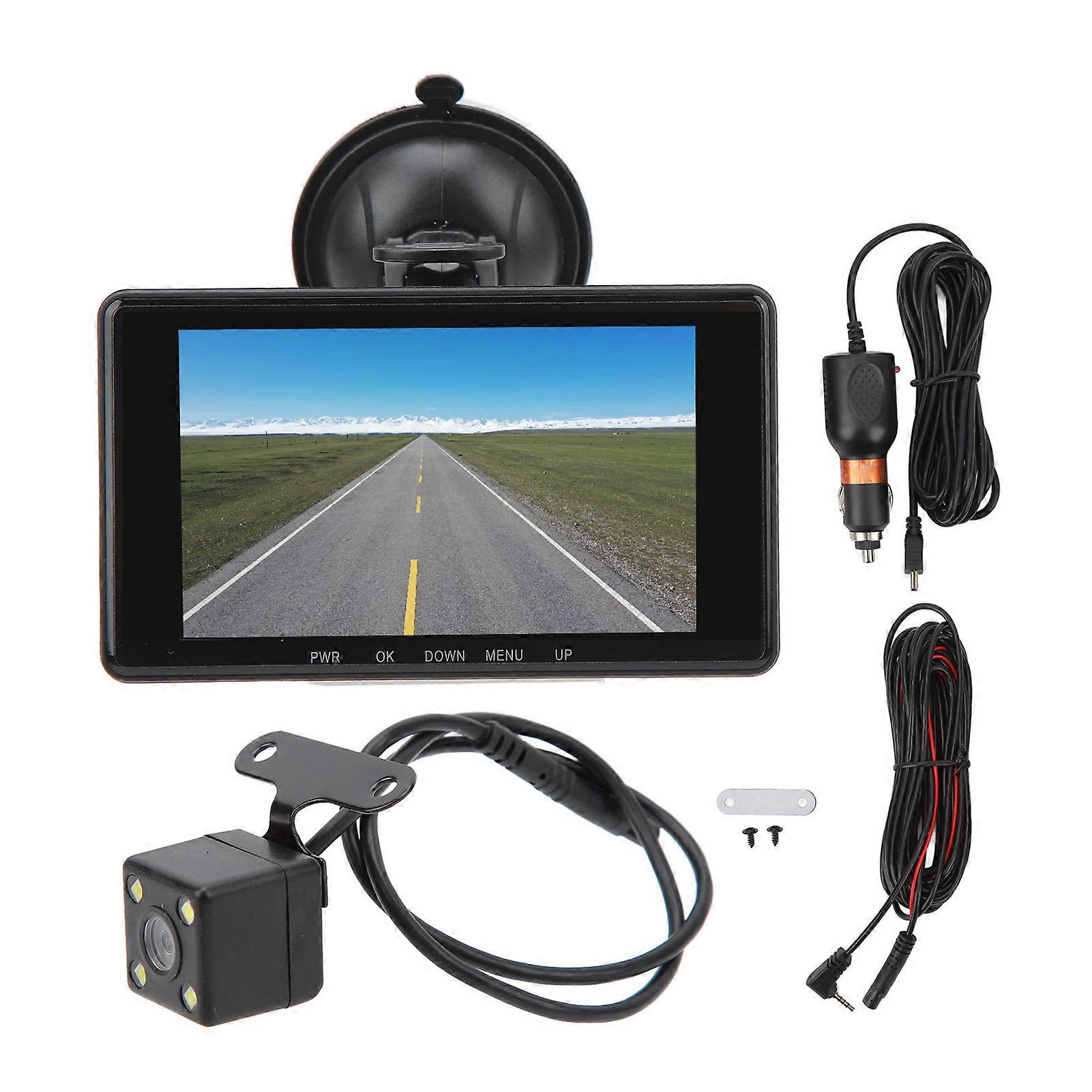 車のダッシュカメラ1080P 3チャンネルダッシュボードカメラ、170広角モーション検出ループ記録Gセンサー駐車監視E2U911