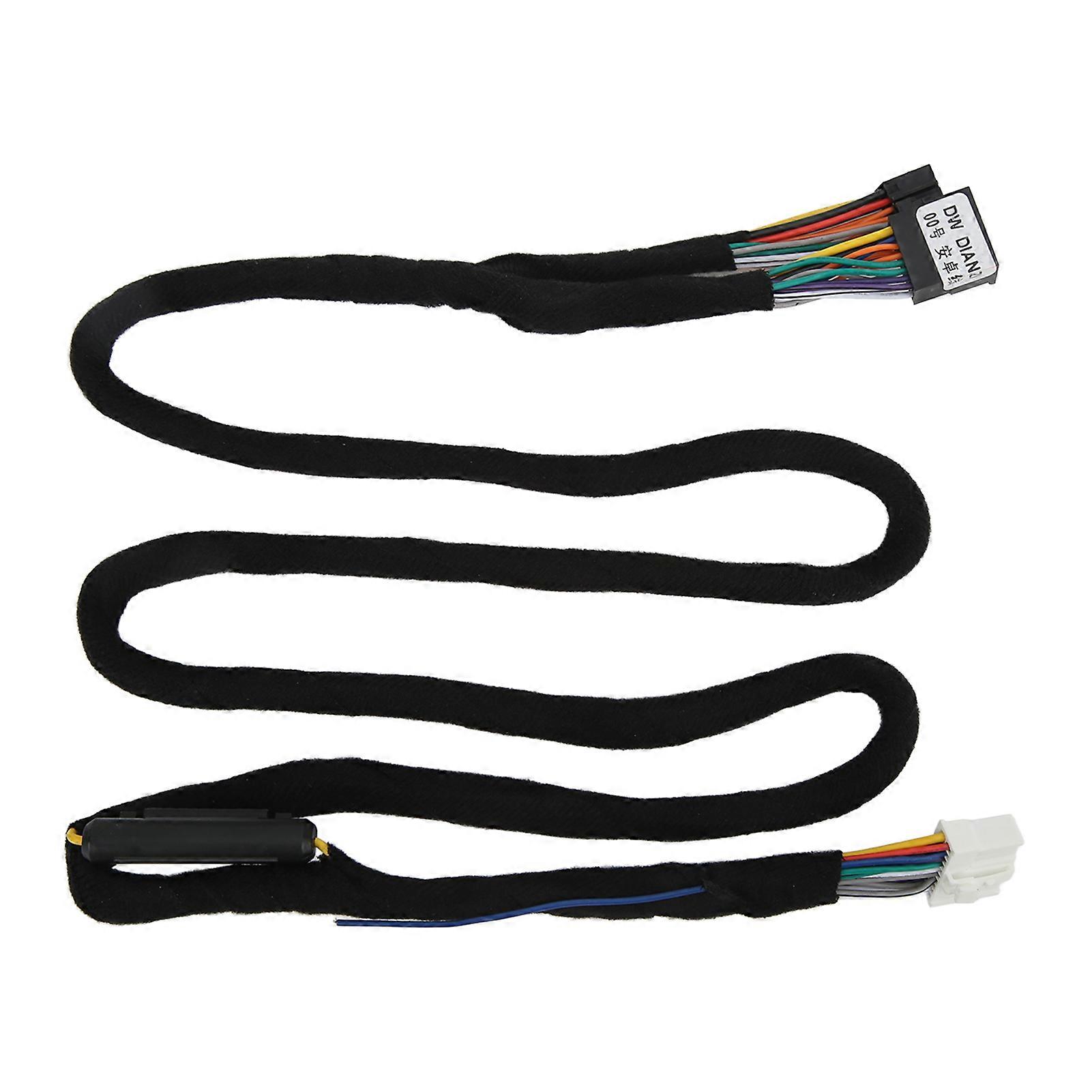 12V Car DSP Amplifier Wiring Harness Cable Socket ISO Plug High Fidelity Universal for Android