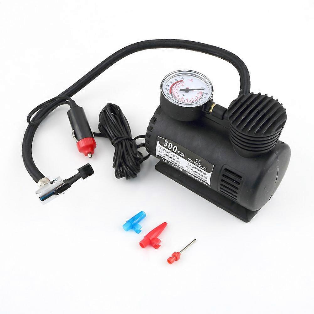 便携式 12V 汽车轮胎充气泵 300 PSI 汽车电动空气压缩机