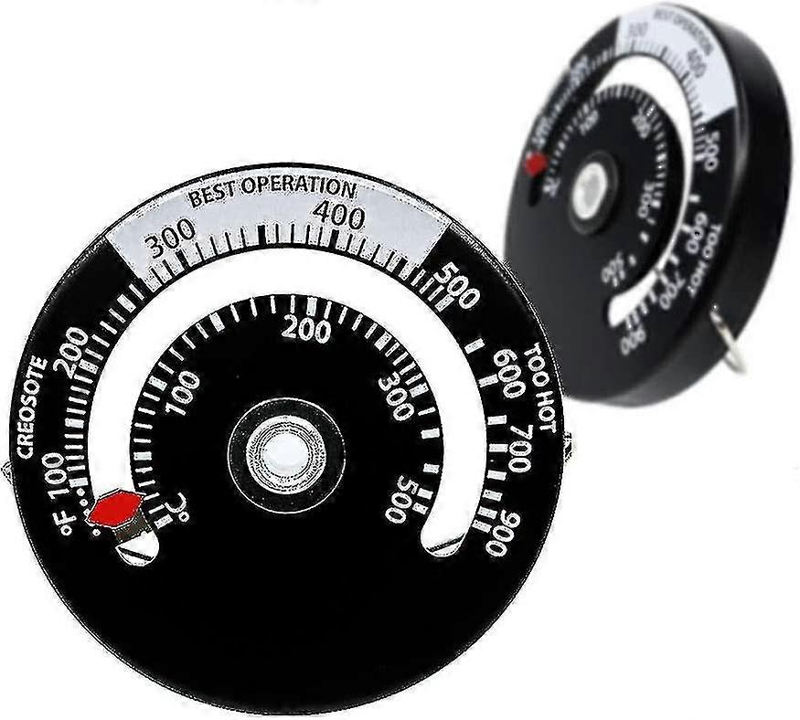 Termometro Riscaldatore Magnete Resistente al calore Riscaldatore a legna Termometro