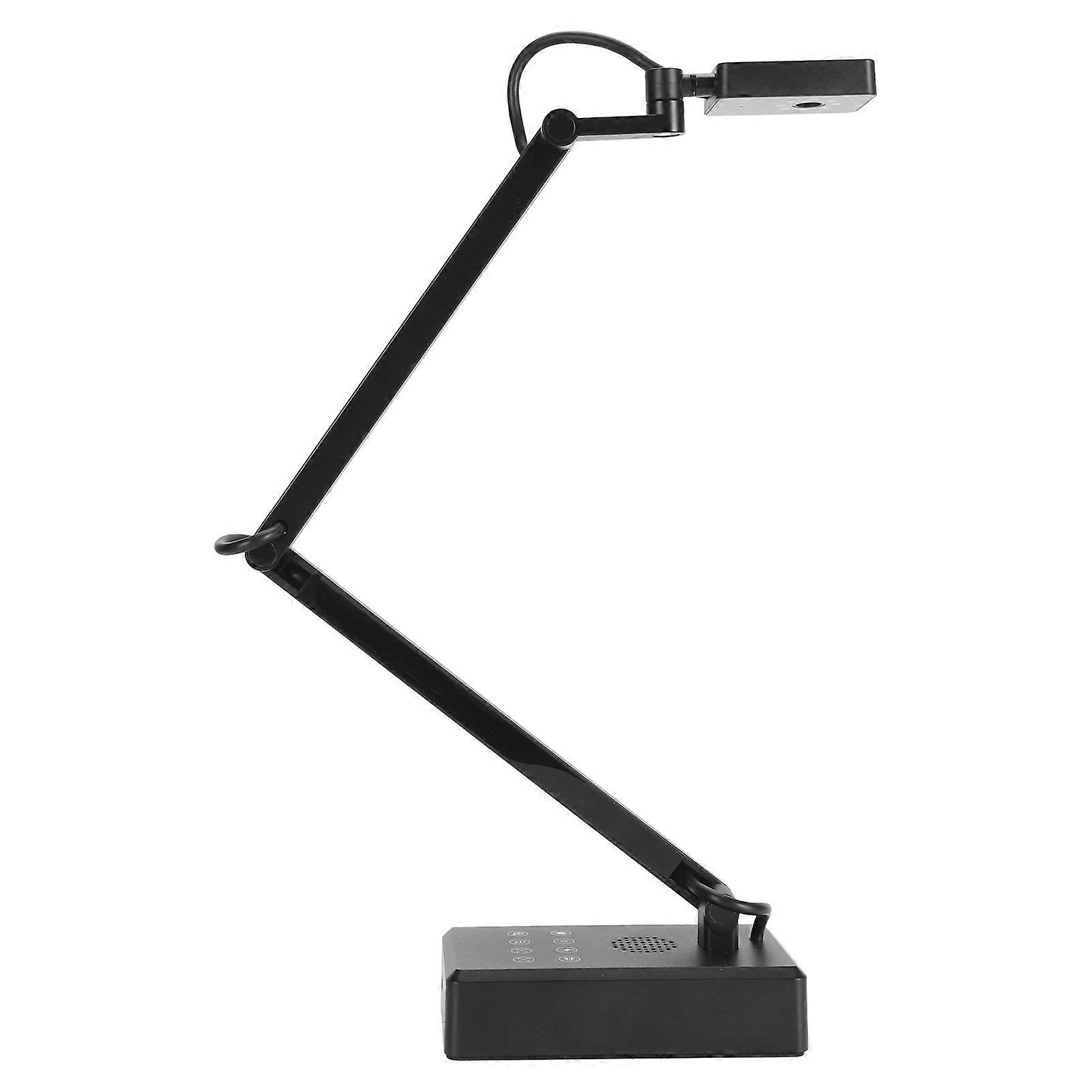 4K USB Document Camera 360 Rotation with USB PC Interface Expandable Base 3 Level LED Light Foldable for Windows for OS X for Chrome