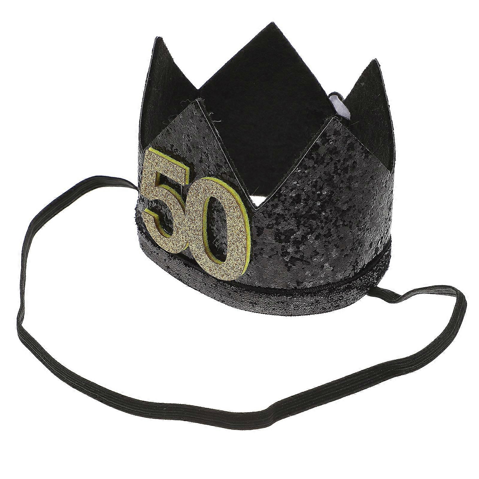 1Pc Birthday Party Hat Decorative Hat Creative Crown Design Hat Unique Hat