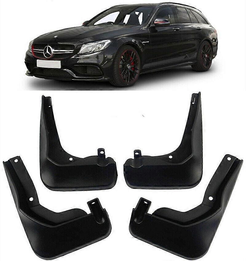 Genuine Splash Guards Mud Flaps For 2015-2021 Benz C Class AMG C43 C63 Estate