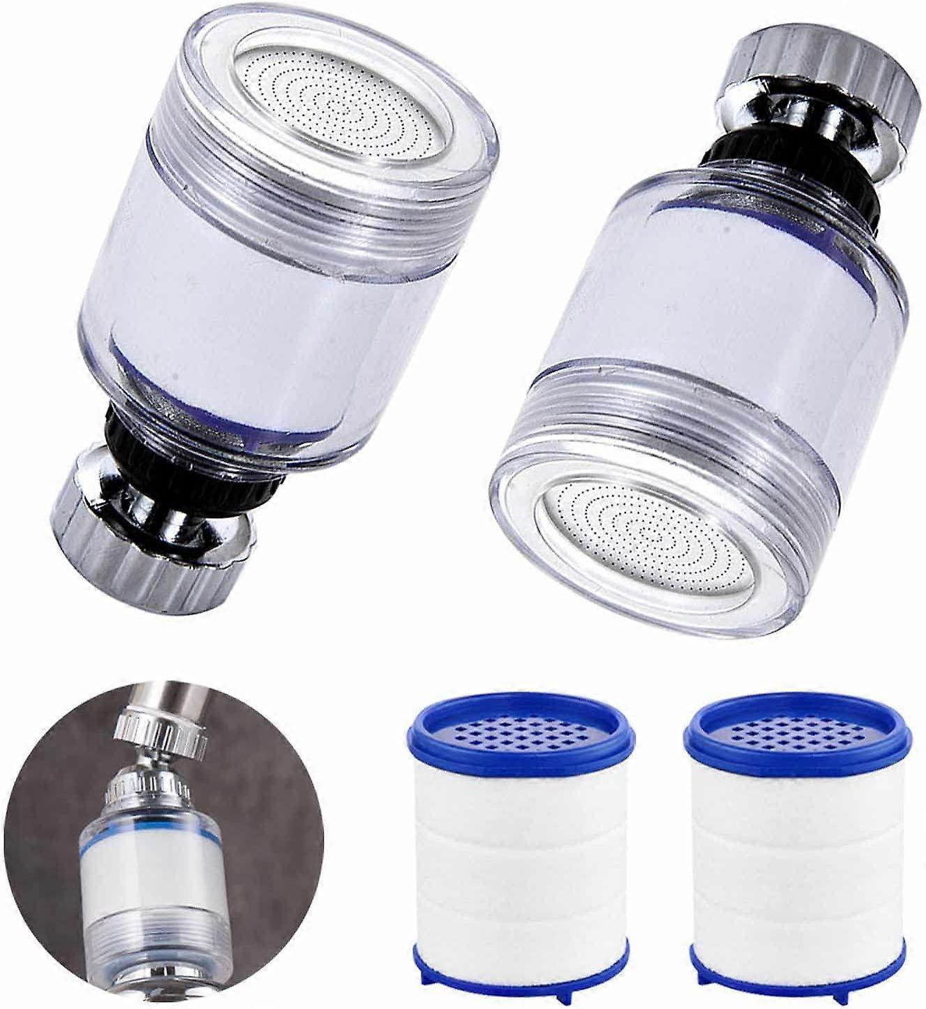 2Faucet Booster Filter Kitchen Faucet Water Filter Aerator Equipped with two filter elements
