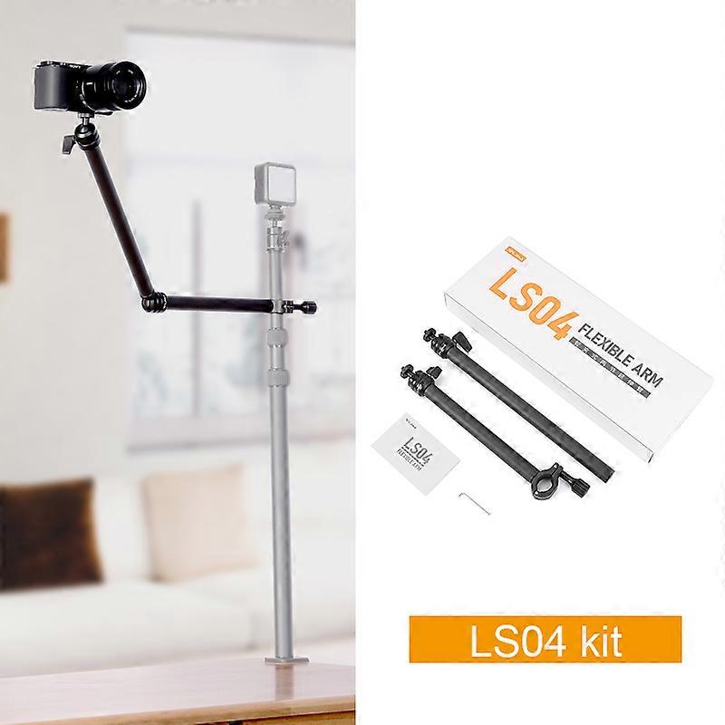 LS08 04 06 Desk Mount Stand C-clamp Mount Flexible Arm Extend Light Stand With 360 Ballhead Mic Stand Ring Light Bracket