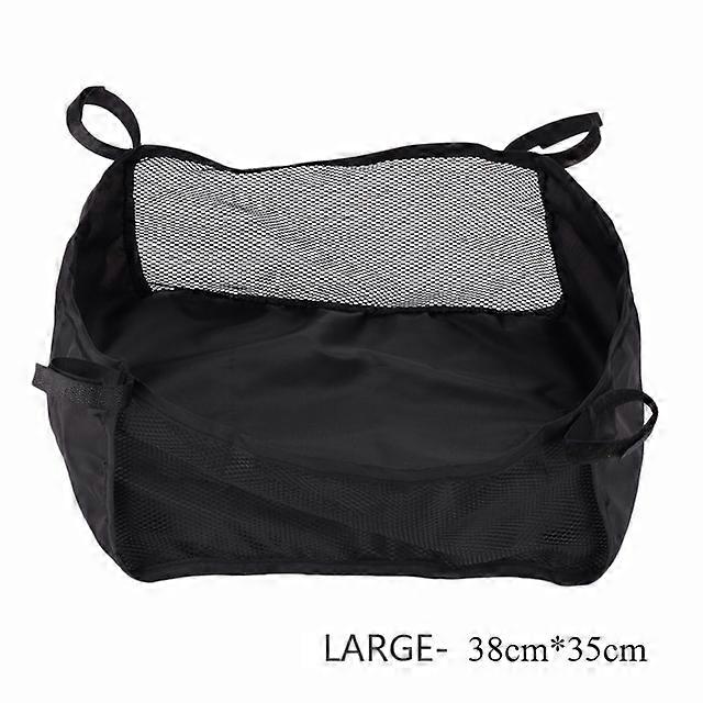 Portable Baby Stroller Basket Newborn Stroller Hanging Basket Infant Stroller Accessories Pram Bottom Basket Organizer Bag