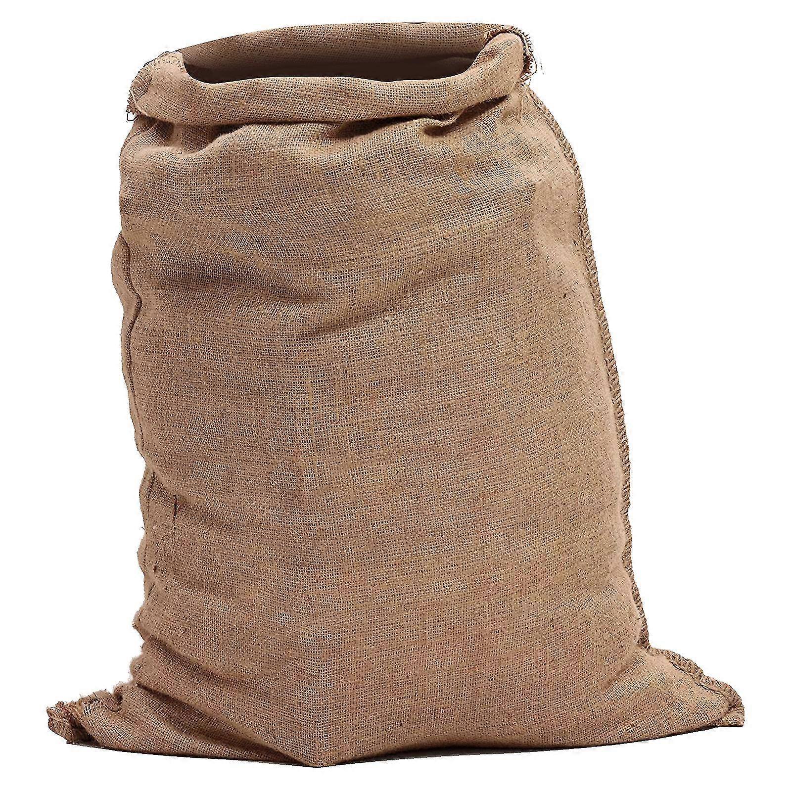 Multi-use Potato Sack Large Capacity Eco-friendly Imitation Linen Elastic Competition Bag For Garden