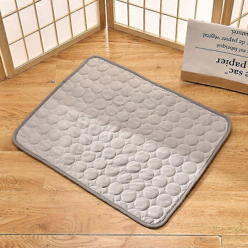 Summer Pet Ice Mat Dog Mat Ice Silk Mat Cat Cool Mat Lavable Ice Silk Cool Blanket Suitable For Kennel Canapé-lit