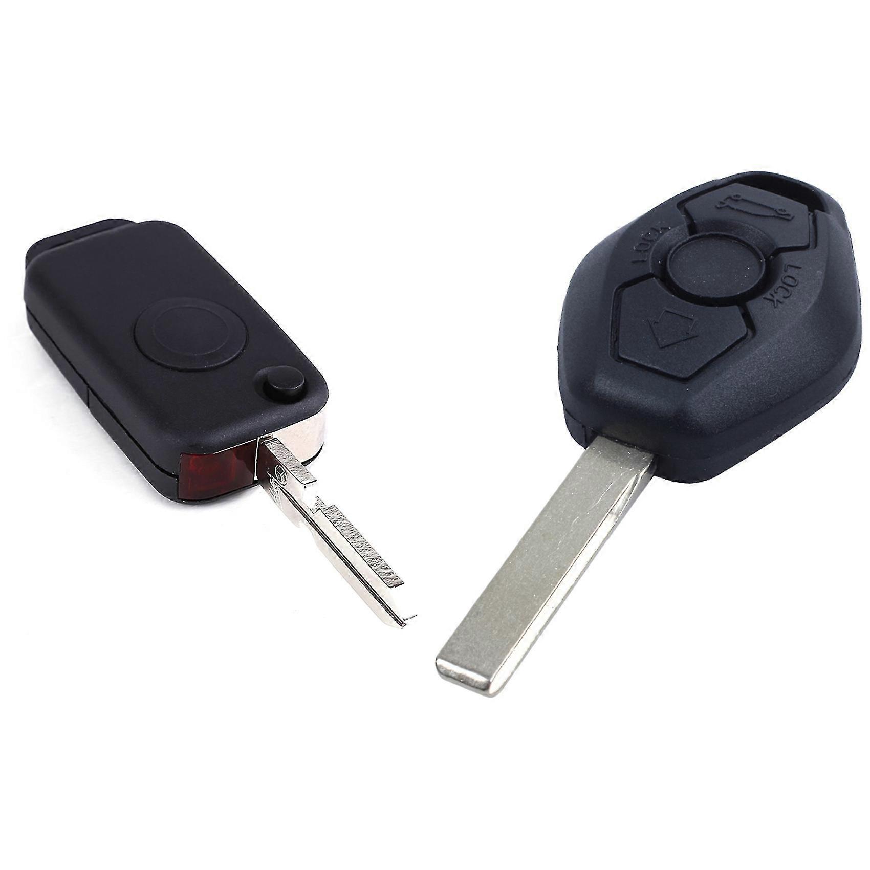 2 Pcs Car Accessories: 1 Pcs Foldable Shell 1 Button For Remote Key & 1 Pcs Remote Key 3 Button 315