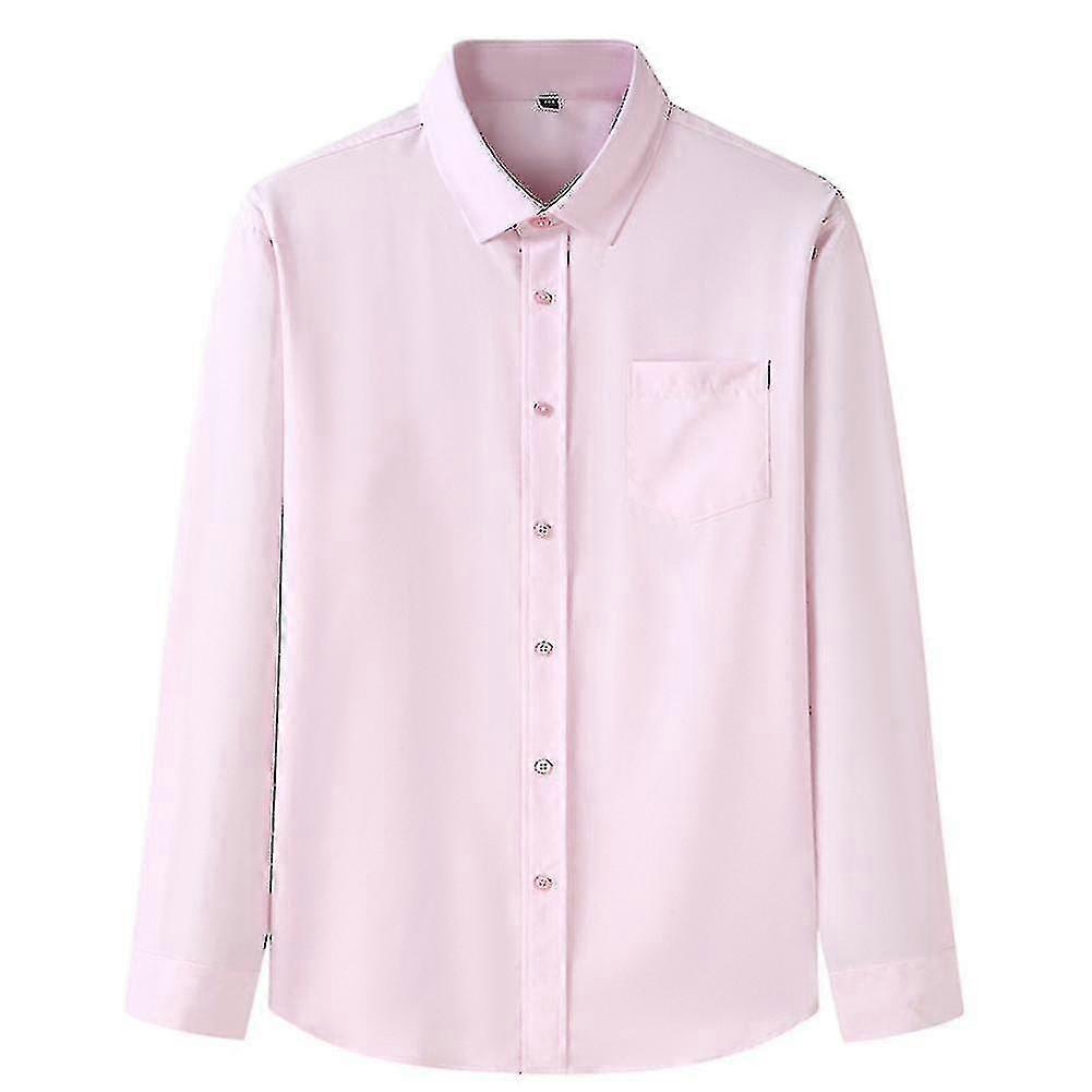 Férfi klasszikus nagy méretű, kényelmes hosszú ujjú ing