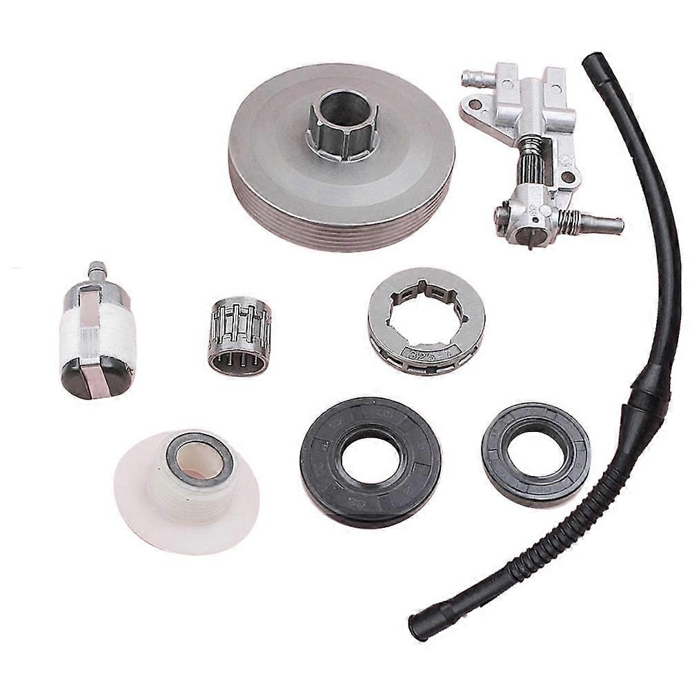Clutch Sprocket Rim Drum Oil Pump for Chinese 4500 5200 5800 45Cc 5 Oil Seal Filter Line Chainsaw P