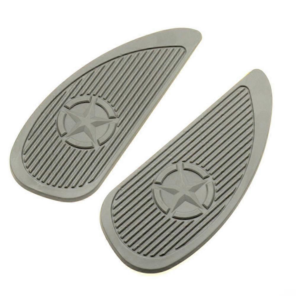 2pcs Side Pad Stickers For Motorcycle Fuel Tank Motorcycle Anti Slip Fuel Tank Pad Rubber Protector Accessories Universal