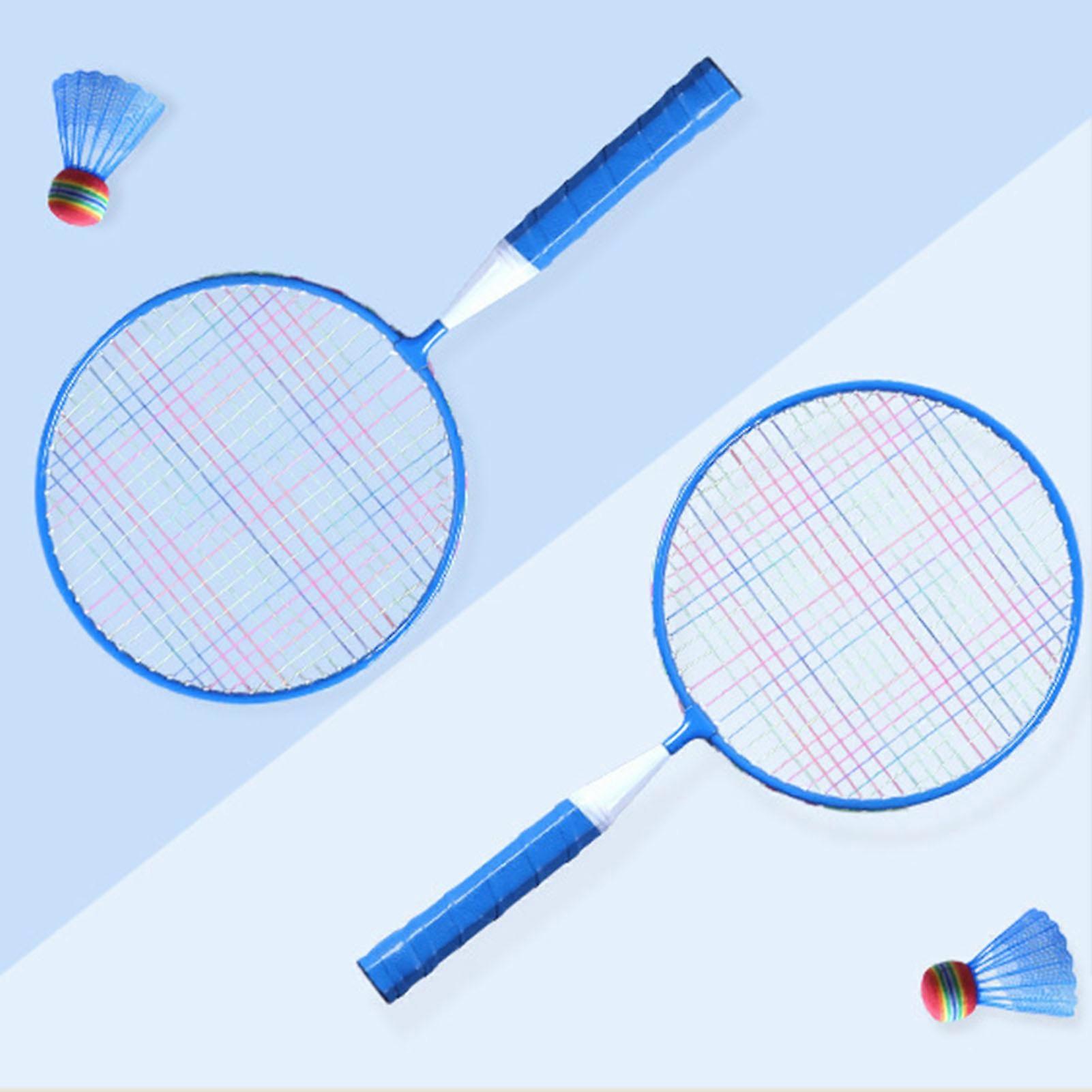 Badminton Rackets for Children Lightweight Durable Badminton Racket with 3 Balls Set for Indoor Outdoor Backyards
