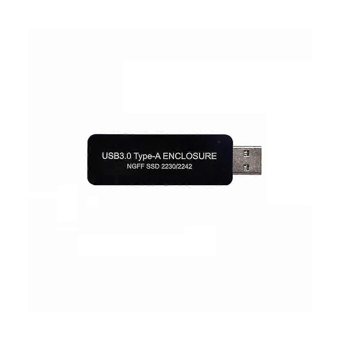 Custodia da USB3.0 Type-A a SSD senza cavo per Ngff B-key Sattocol per 2230 o 2242 M.2