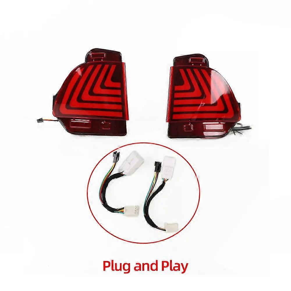 Car LED Rear Bumper Reflector light For Lexus LX570 2016 2017 2018 2019 with Turn Signal Backup Running Light Brake lamp