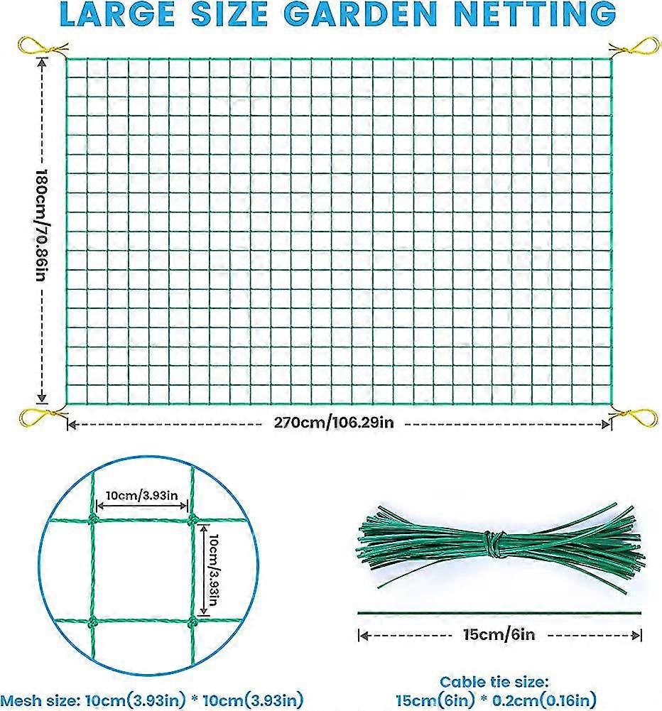Garden Net, Climbing Plant Netting, Rowing Net For Harvesting Cucumbers