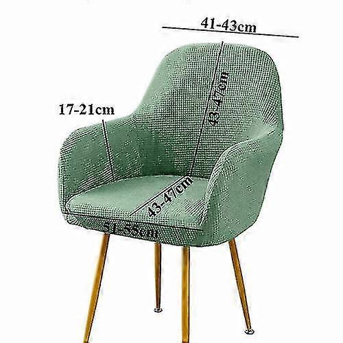 Dining Chair Armchair Cover Hight Backrest Solid Seat Cover Armrest Slipcover
