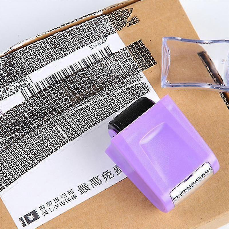 6pcs R Stamp For Guarding Your Id Privacy Confidential Data Smear Stamp, 6 S