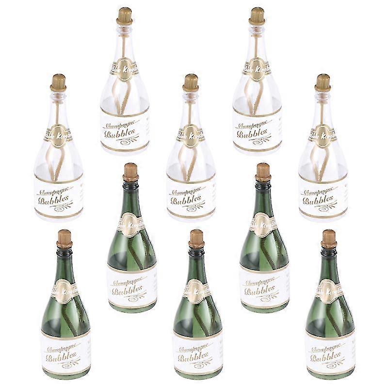 12pcs Champagne Bubble Containers Decor Champagne Bottles Bubble Containers