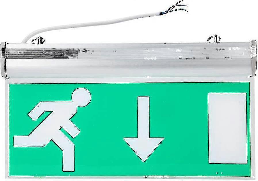 Led Emergency Exit Sign Licht, Sicherheit Flucht Evakuierung Anzeigeleuchte Hohe Helligkeit Exit Indication Sign / Emergency Exit Lighting Sign Fault Detect