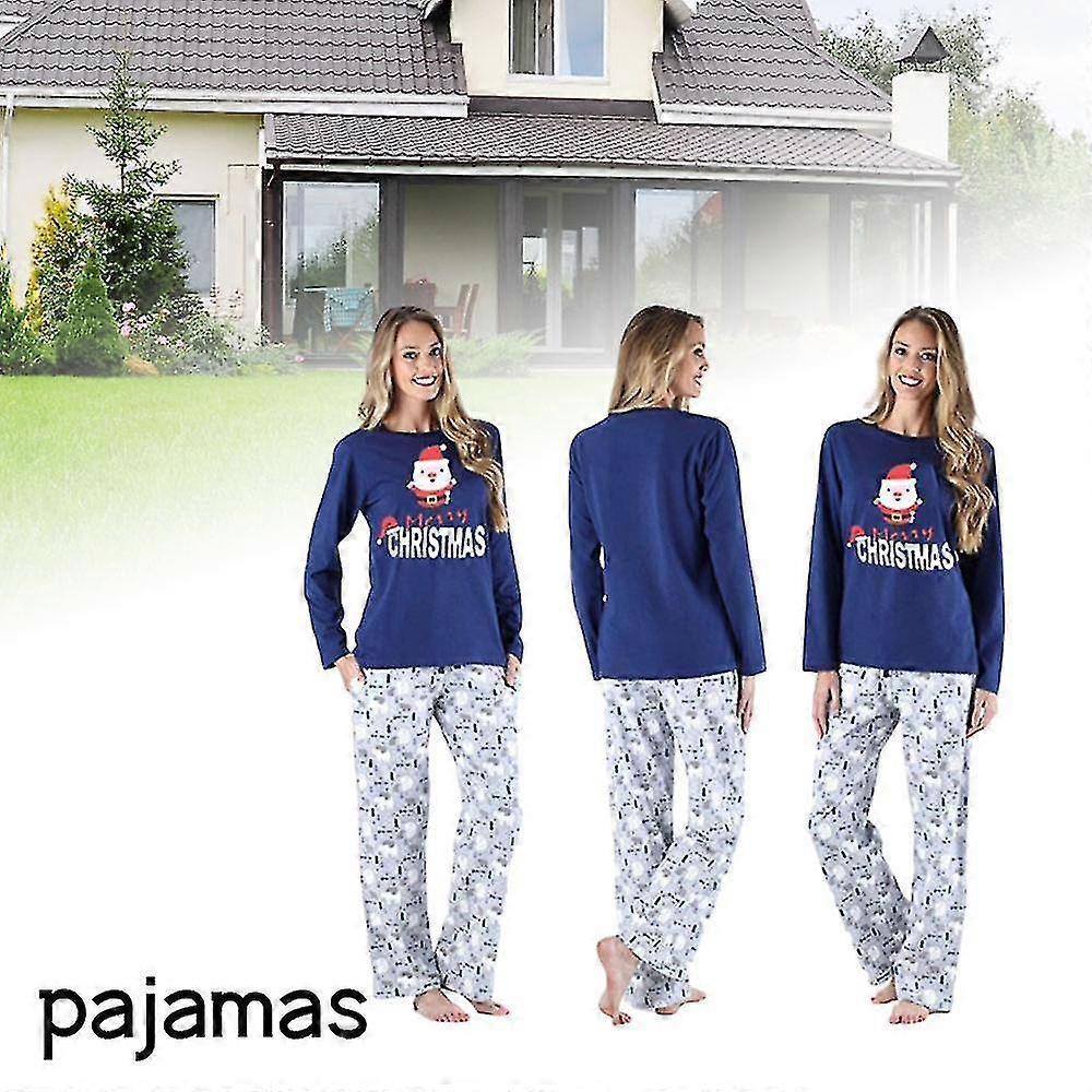 Rodinné oblečení pro vánoční pyžama Set Casual Tištěné Spawear Sety