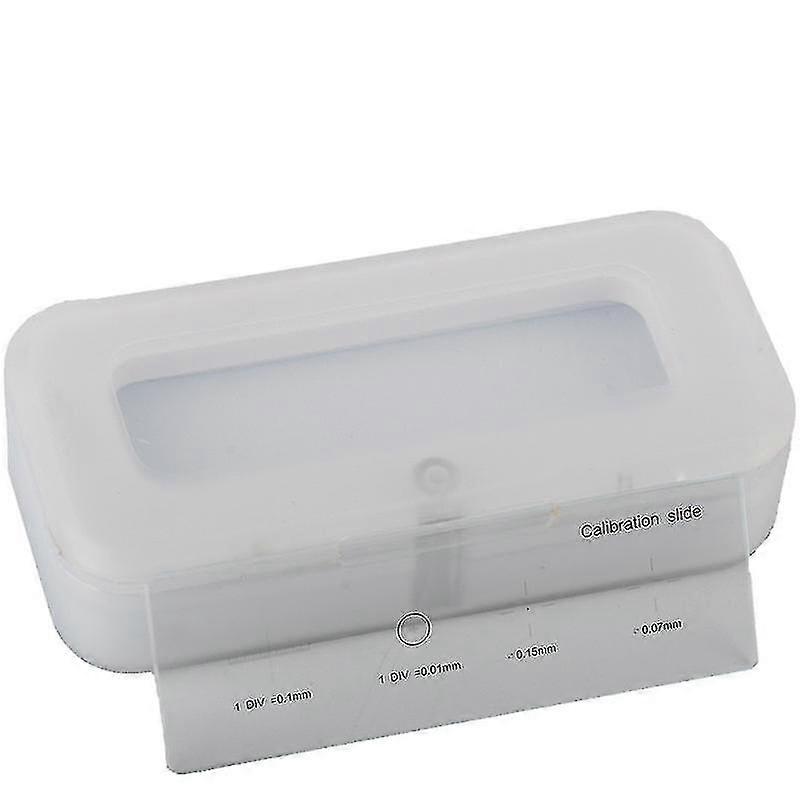 0.01mm Microscope Slides Réticule Calibration Slide Ruler Cross Multifunctional Microscope Calibrati