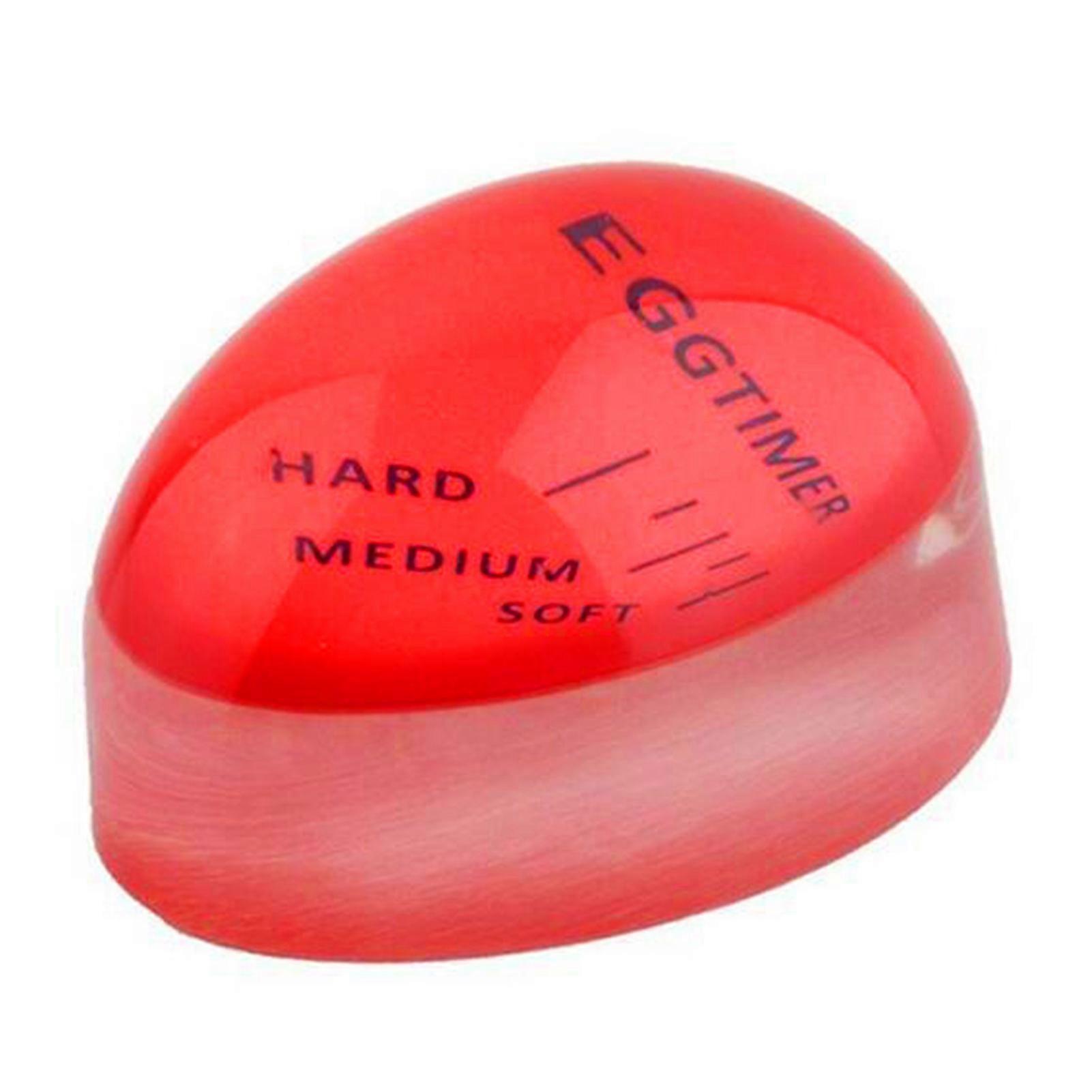 Egg Timer Digital No Battery Heat-resistant Portable Precise Timing Plastic Color Changing Egg Timer for Kitchen KAESI