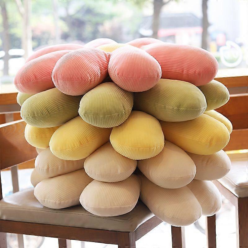 GaiBoSiFlower Plush Pillow Cute Daisy Throw Pillow Cushion Lifelike Plant Daisy Sunflower Toy Pillow Home Sofa Decor Chair Cushion