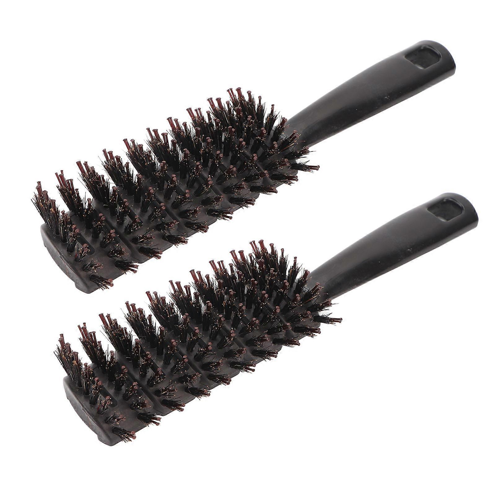 2Pcs Beard Comb Straightener Men Straightening Plastic Fine Teeth Hallow Wet Dry Tool