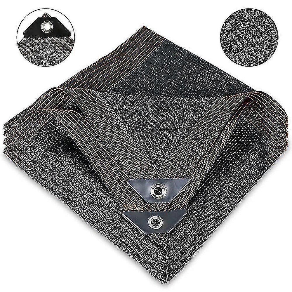 70% Black Shade Cloth Durable Mesh Tarp With Grommets Garden Sunblock Shade Cloth Shading Antifreezing Sun Sails Shelters