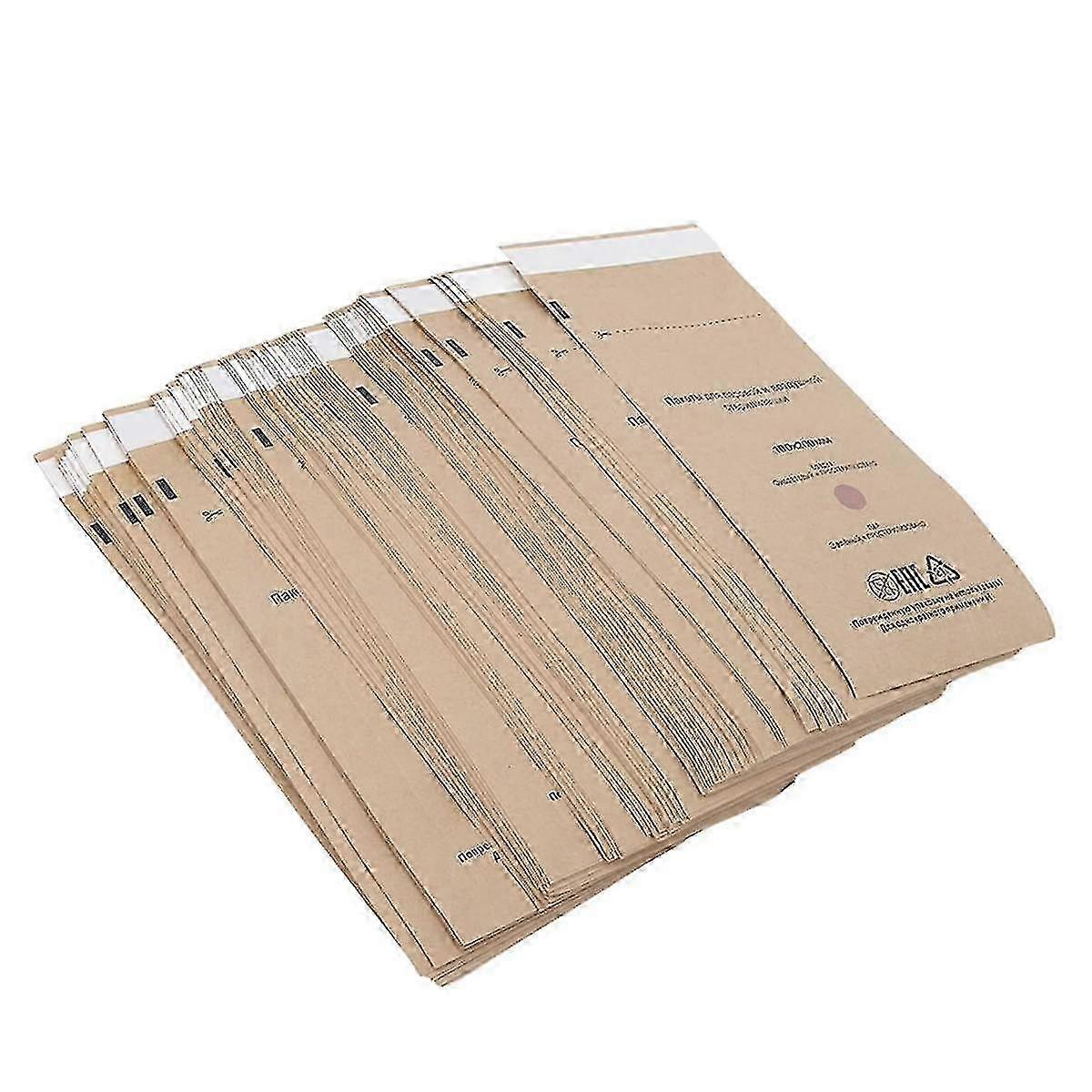 100PCS تعقيم الأوتوكلاف أكياس المتاح الذاتي ختم المعقمات لأدوات الأظافر أكياس تعقيم الأسنان الملحقات لجمال تجويف الفم ، 10