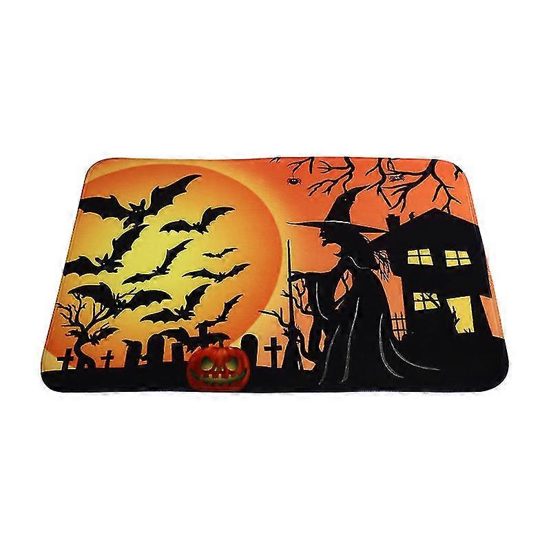 Useful Carpet Home Floor Mat Durable Bathroom Carpet Non-slip Protective Matorange1pcs