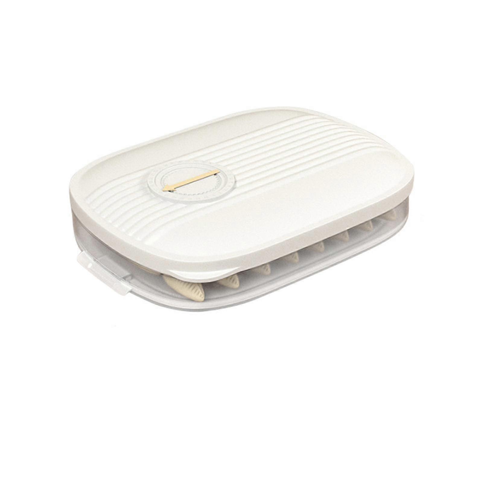 Matkvalitet Dumpling Box Multipurpose Kylskåp Mat Färsk förvaringslåda