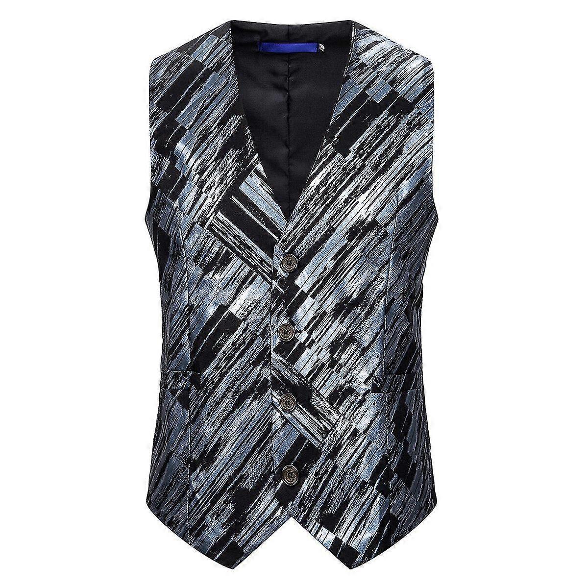 VAWAN Pánská tílko s bronzovým výstřihem do V