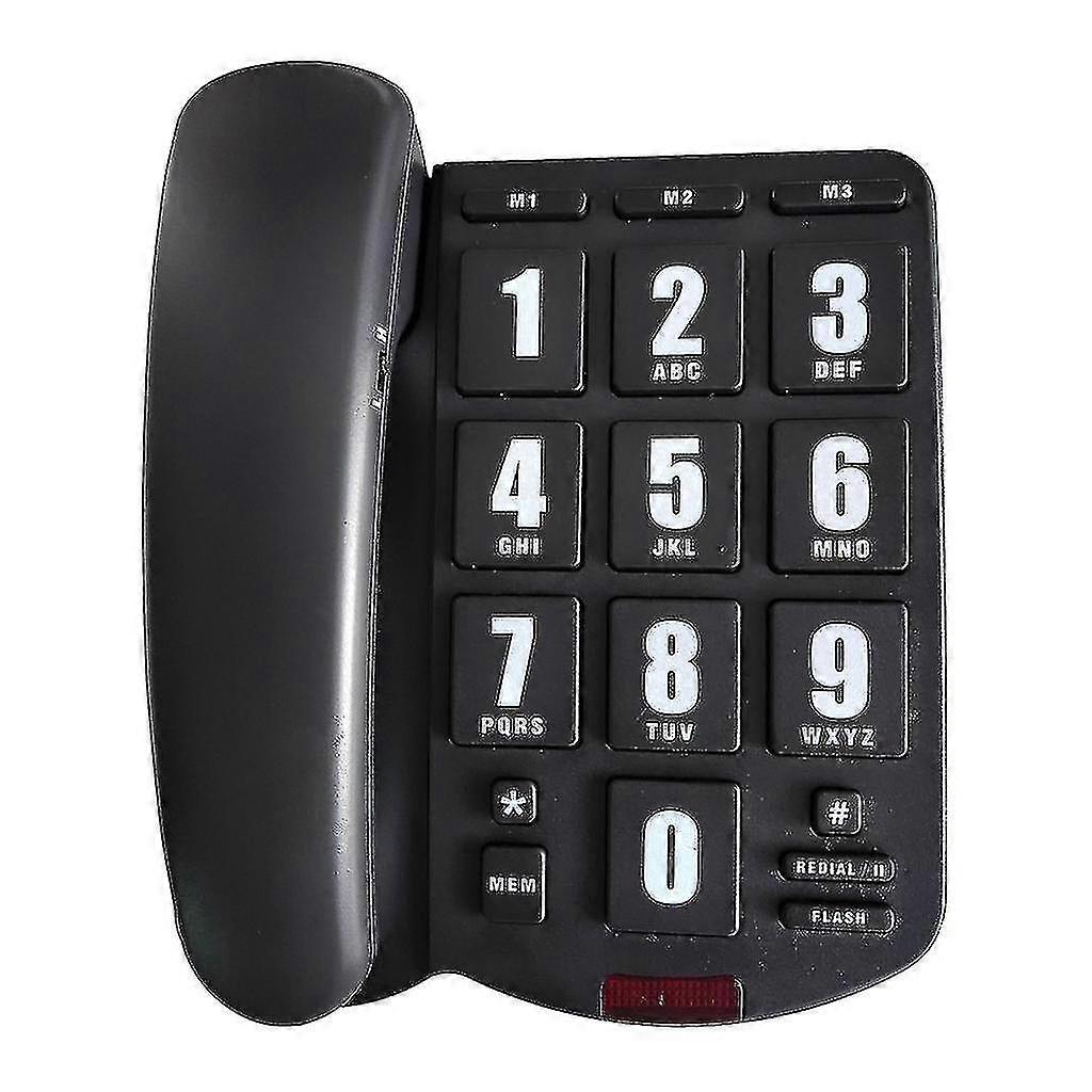 Loud Ringtone Fixed Home Phone For Seniors And Hearing Impaired Individuals