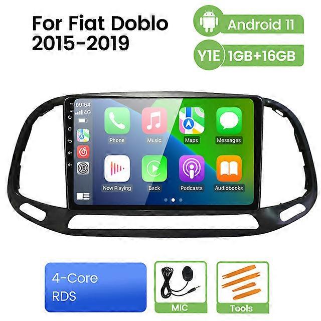 2 din Android Auto Radio For Fiat Doblo 2015-2020 support Carplay rear camera optional Car Multimedia GPS RDS WIFI autoradio FM