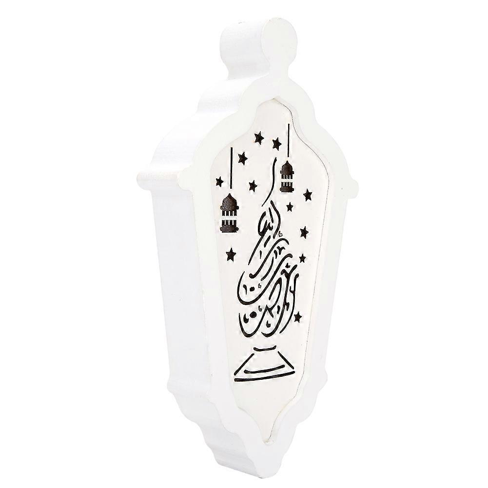 Density Board LED Lantern Shape Hanging Light Craft Decoration for Lesser Bairam Type A