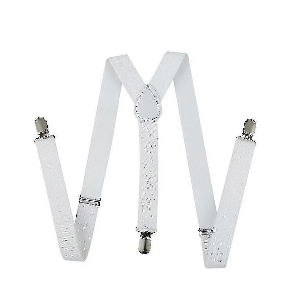 Elastic Y-shape Braces Men"s Women"s Solid Color/stripe Adjustable Suspenders