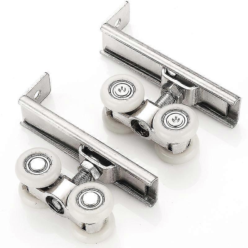 Sliding Door Accessory, 2 Pack Rollers for Sliding Door, Wardrobe, Sliding Door, Wardrobe, Closet, Window
