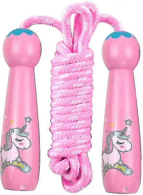 Children's Unicorn Skipping Rope With Wooden Handle,,aespa