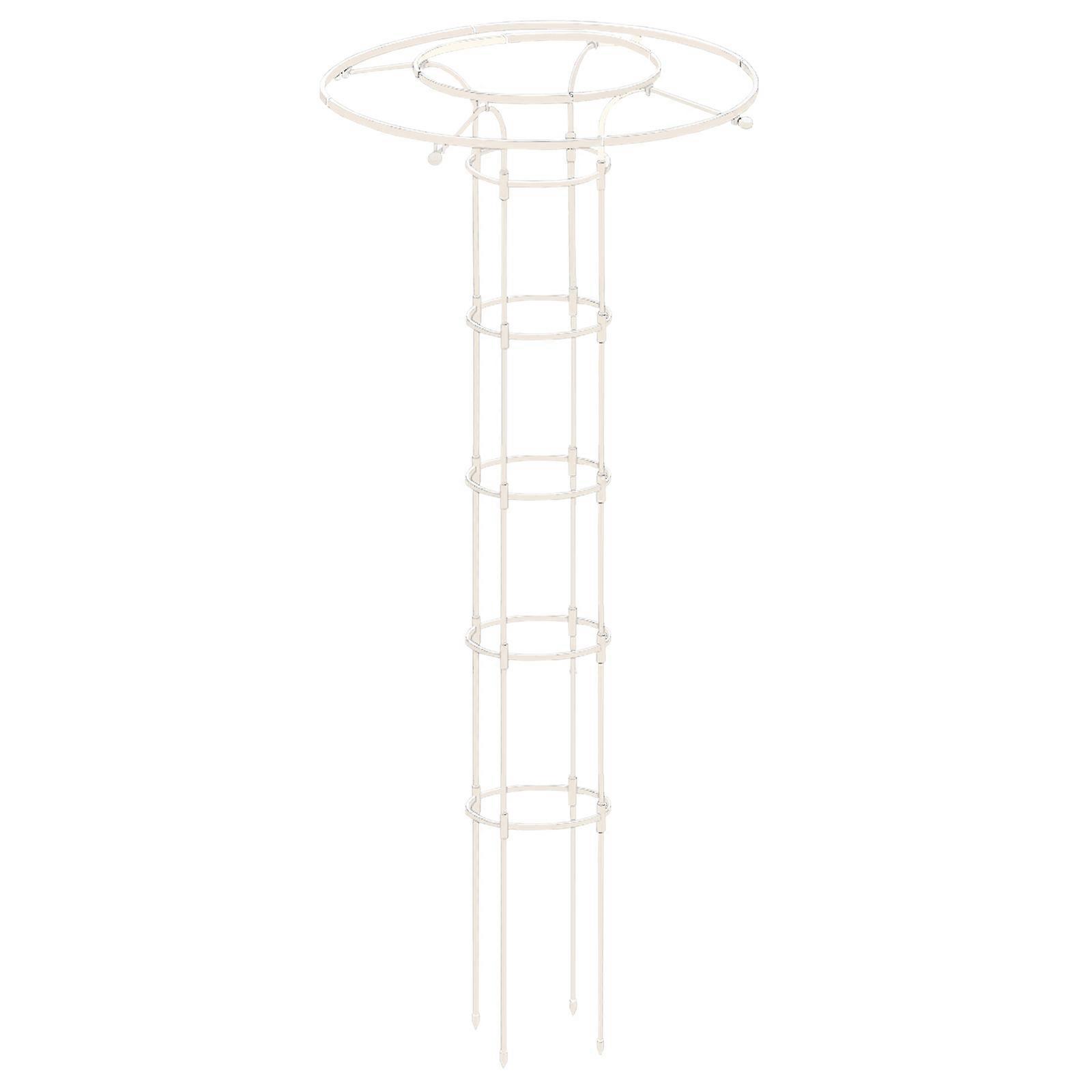 Brand New Metal Garden Arch Trellis Climbing Plants Flowers Wedding Party Arbor Floral Decor Gardening Plant Frame Yard Lawn