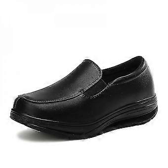 Buty pielęgniarki Buty z mikrofibry Lekkie sportowe buty damskie na grubej podeszwie ZJE QZW