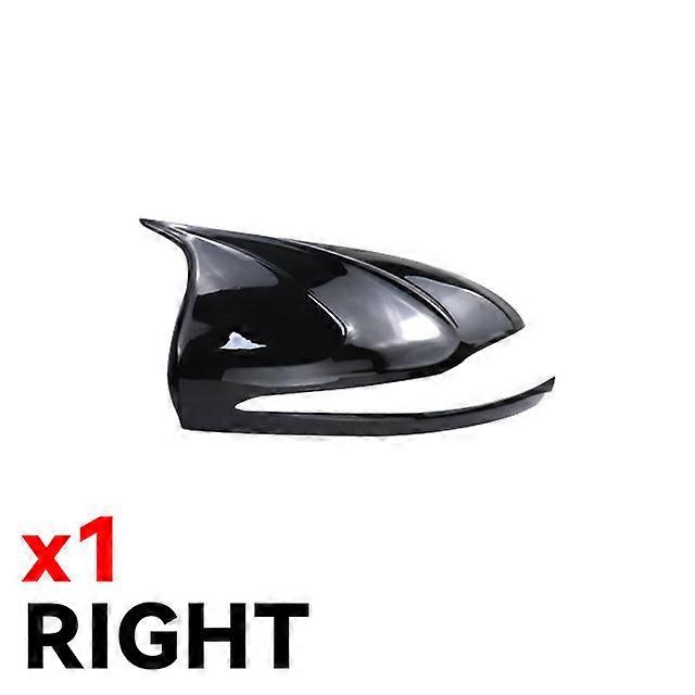 For Mercedes-Benz C-class W205 E-class W213 GLC-class X253 S-class W222 ABS bright black car rearview mirror cover trim LHD