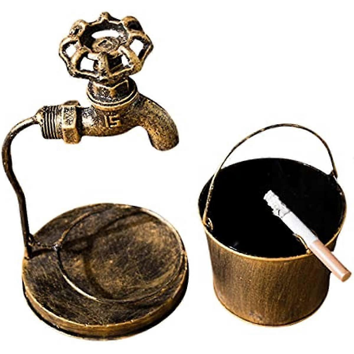 Retro Faucet Iron Ashtray